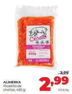 Alimerka Alimerka - picadillo de chorizo oferta