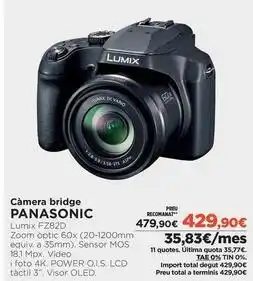 El Corte Inglés Panasonic - camera bridge oferta