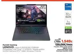 El Corte Inglés Lenovo - portatil gaming oferta