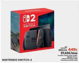 El Corte Inglés Nintendo - switch 2 oferta