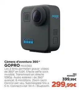 El Corte Inglés Gopro - camera d'aventura 360 oferta