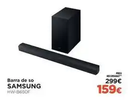 El Corte Inglés Samsung - barra de so hw-b650f oferta