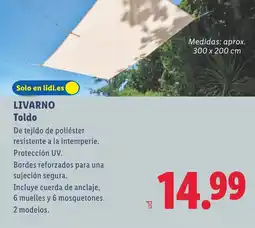 Lidl LIVARNO Toldo oferta