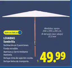 Lidl LIVARNO Sombrilla oferta