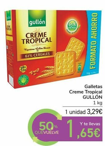 Carrefour Galletas creme tropical gullón oferta
