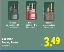 Lidl PARKSIDE Brocas / Puntas oferta