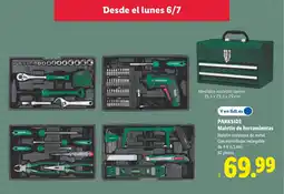 Lidl PARKSIDE Maletín de herramientas oferta