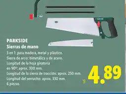 Lidl PARKSIDE Sierras de mano oferta