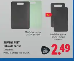 Lidl SILVERCREST Tabla de cortar oferta