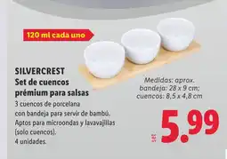 Lidl SILVERCREST Set de cuencos prémium para salsas oferta