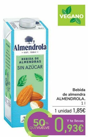 Carrefour Bebida de almendra almendrola oferta