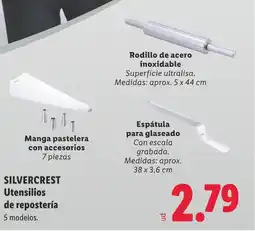 Lidl SILVERCREST Utensilios de repostería oferta