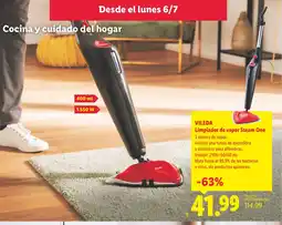 Lidl VILEDA Limpiador de vapor Steam One oferta