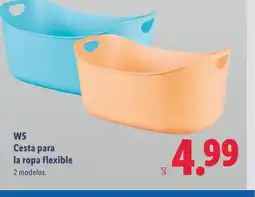 Lidl W5 Cesta para la ropa flexible oferta