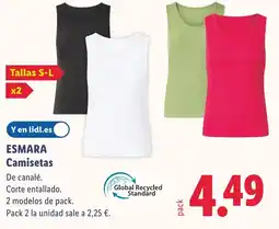 Lidl ESMARA Camisetas oferta