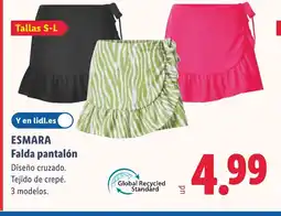 Lidl ESMARA Falda pantalón oferta