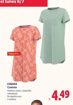 Lidl ESMARA Camisón oferta