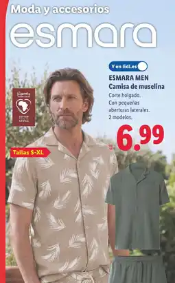 Lidl ESMARA MEN Camisa de muselina oferta