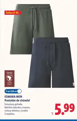Lidl ESMARA MEN Pantalón de chándal oferta
