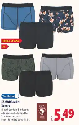 Lidl ESMARA MEN Bóxers oferta