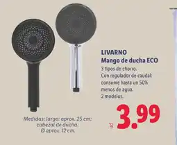 Lidl LIVARNO Mango de ducha ECO oferta