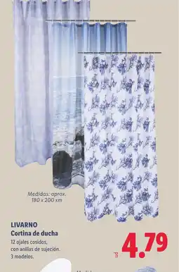 Lidl LIVARNO Cortina de ducha oferta