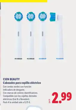 Lidl CIEN BEAUTY Cabezales para cepillo eléctrico oferta