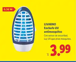 Lidl LIVARNO Enchufe UV antimosquitos oferta
