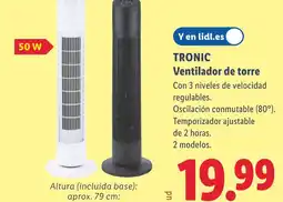 Lidl TRONIC Ventilador de torre oferta