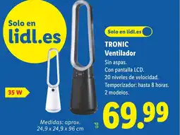 Lidl TRONIC Ventilador oferta