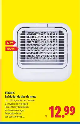 Lidl TRONIC Enfriador de aire de mesa oferta