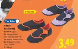 Lidl CRIVIT Escarpines oferta