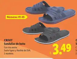 Lidl CRIVIT Sandalias de baño oferta