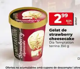Dia DIA TEMPTATION Gelat de strawberry cheesecake oferta