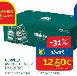 Supermercados La Despensa Mahou - cerveza oferta