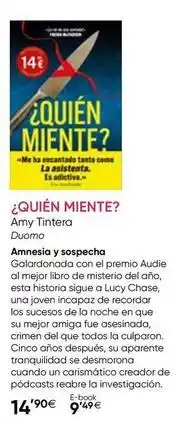 Fnac Amiga - quien miente? oferta