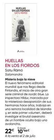 Fnac Nordic - huellas en los fiordos oferta