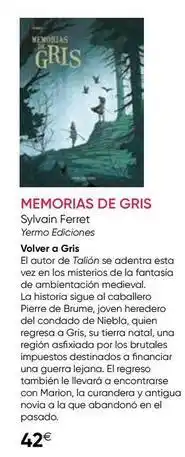 Fnac Fantasía - memorias de gris oferta