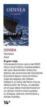 Fnac Odisea oferta