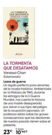 Fnac Guerra - la tormenta que desatamos oferta