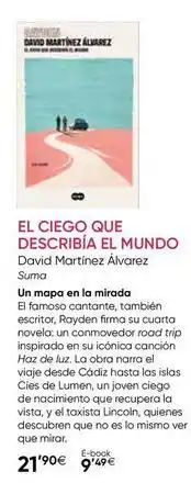 Fnac Martínez - el ciego que describía el mundo oferta