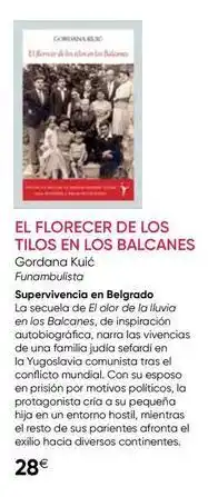 Fnac El florecer de los tilos en los balcanes oferta