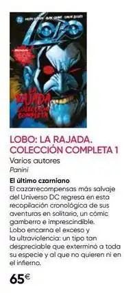 Fnac Panini - lobo: la rajada. coleccion completa 1 oferta
