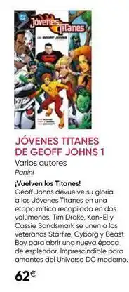 Fnac Panini - jovenes titanes de geoff oferta