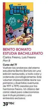 Fnac Benito - boniato estudio bachillerato oferta