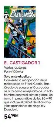 Fnac Panini - el castigador 1 oferta