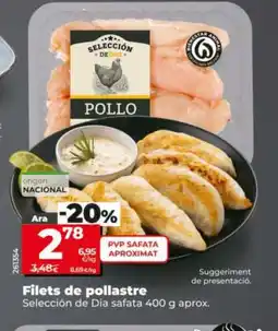 Dia SELECCIÓN DE DIA Filets de pollastre oferta