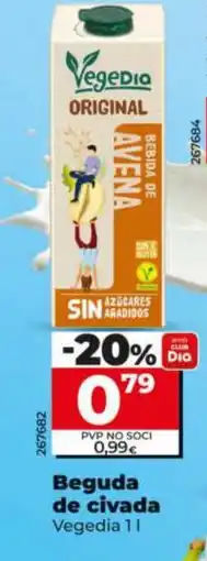 Dia VEGEDIA Beguda de civada oferta