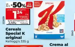 Dia KELLOGG'S Cereals Special K original oferta