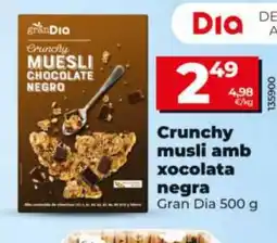 Dia GRAN DIA Crunchy musli amb xocolata negra oferta